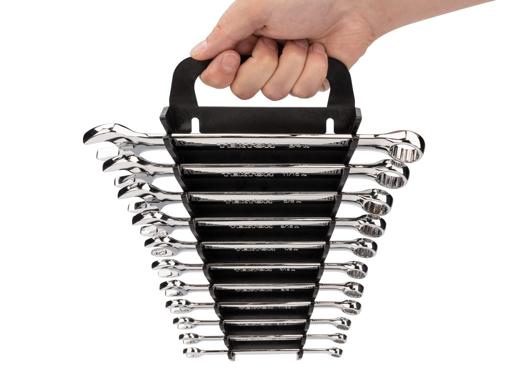 TEKTON Combination Wrench Set, 11-Piece (1/4-3/4 in